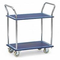 Fetra Hauptartikel 3112 Etagewagen Staal Poedercoating Laadvermogen (max.): 120 kg Stralend blauw (RAL 5007) - thumbnail