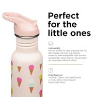 Klean Kanteen KlK 12oz Classic Narrow met flipsportdop Drinkfles Ice Cream 355ml - thumbnail