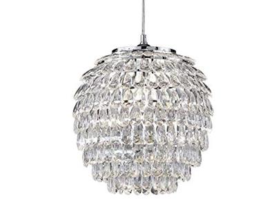 Trio Moderne HanglampPetty met kristal 35cm - R30451906
