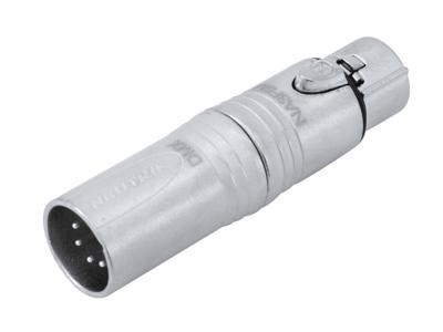 Neutrik NA3F5M XLR 3p female naar XLR 5p male adapter