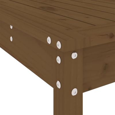 3-delige Tuinbarset massief grenenhout honingbruin - thumbnail