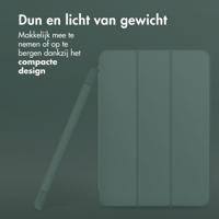 Accezz Smart Silicone Bookcase voor Apple iPad Pro 11 (2024) M4 Tablethoesje Groen - thumbnail