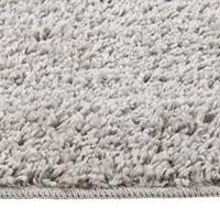 VidaXL Vloerkleed shaggy anti-slip 80x150 cm lichtgrijs - thumbnail