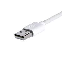 StarTech.com Haakse Lightning naar USB kabel 2m - wit - thumbnail