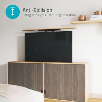 Gemotoriseerde TV-Standaard | 37 - 80 " | Maximaal schermgewicht: 60 kg | Ingebouwd Kastontwerp | Hefbereik: 68 - 158 cm | Afstandbestuurbaar | ABS / Staal | Zwart - thumbnail