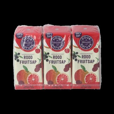 Rood fruitsap bio 1200 Milliliter Rood fruitsap bio 1200 Milliliter