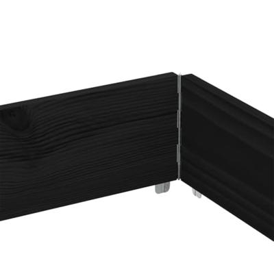VidaXL Plantenbak 150x100 cm massief grenenhout zwart VidaXL Plantenbak 150x100 cm massief grenenhout zwart