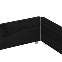 Plantenbak 150x100 cm massief grenenhout zwart - thumbnail