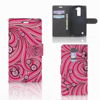 LG K10 2015 Hoesje Swirl Pink - thumbnail