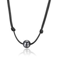 Memphis Verstelbare Heren Collier - Single Bead Hematite - thumbnail