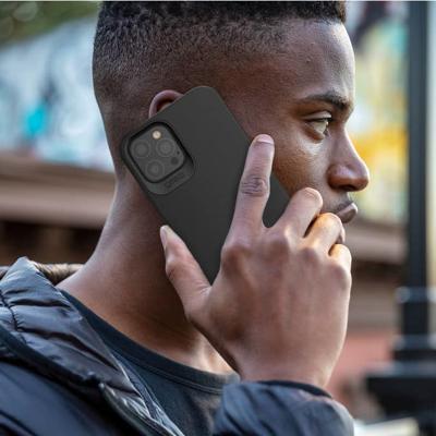 Gear4 Holborn Slim - Achterzijde behuizing voor mobiele telefoon - polycarbonaat, D3O, thermoplastic polyurethaan (TPU) - zwart - ultraslank ontwerp - voor Apple iPhone 12 mini