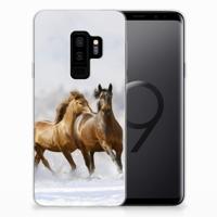 Samsung Galaxy S9 Plus TPU Hoesje Paarden - thumbnail