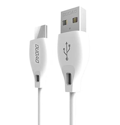 Dudao USB naar USB-C oplader - Oplaadkabel - Datakabel - 1 Meter - Wit Dudao USB naar USB-C oplader - Oplaadkabel - Datakabel - 1 Meter - Wit