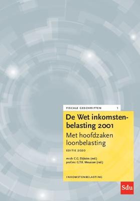 De Wet Inkomstenbelasting 2001, Editie 2020 - Paperback (9789012406147)