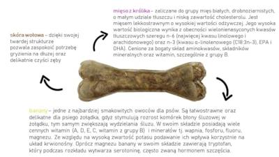 SYTA MICHA For picky dogs Rabbit with banana - hondenkluif - 13,5 cm