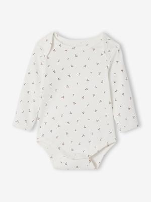 Set van 5 body's voor pasgeborenen met Amerikaanse opening lichtroze