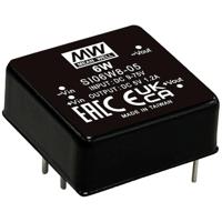 MEAN WELL SI06W8-05 DC/DC-converter, print 48 V/AC 5 V 1.2 A 6 W Aantal uitgangen: 1 x Inhoud 1 stuk(s) - thumbnail