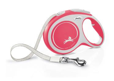 Flexi rollijn new comfort tape L rood 5 meter