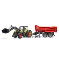 Bruder 03013 Claas Axion 950 Tractor met Lader - thumbnail