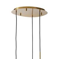Light & Living Hanglamp 'Mayson' 3-lamps, kleur Goud - thumbnail