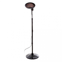 Elektra Quartz Staande infrarood terrasverwarmer Zwart 2000 Watt - thumbnail