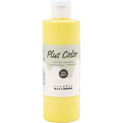 Plus Color acrylverf, primair geel, 250 ml/ 1 fles