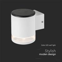 V-TAC VT-1139 23013 Wandlamp op zonne-energie 0.55 W Lichtkleur (naam): Warmwit - thumbnail