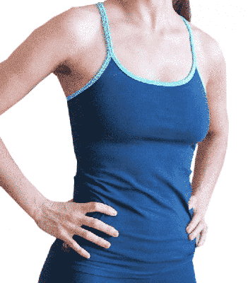 Yoga Top 'DVE' met BH Ondersteuning Navy M Yoga Top 'DVE' met BH Ondersteuning Navy M