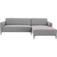 Goossens Bank Key West lichtgrijs, stof, 2,5-zits, modern design - thumbnail