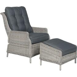 Veracruz relaxstoel voetenbank VW Garden Impressions - Garden impressions