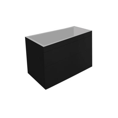 Onderkast Best Design Beauty Greeploos 78 cm Mat Zwart Onderkast Best Design Beauty Greeploos 78 cm Mat Zwart