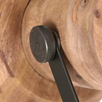 Light & Living Vloerlamp 'Imbert', donker bruin-mat zwart - thumbnail
