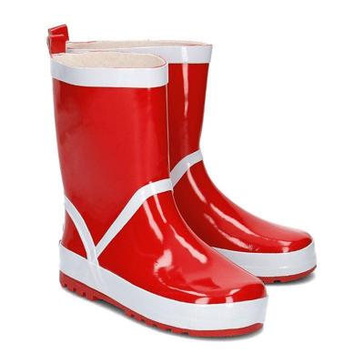 Playshoes regenlaarzen uni Rood Witte Streep-34-35 Playshoes regenlaarzen uni Rood Witte Streep-34-35