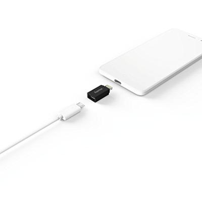 Hama Micro-USB-adapter naar Lightnin MFI, 00178400 (MFI)