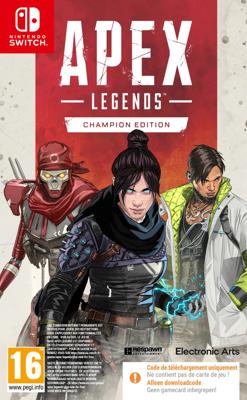 Electronic Arts Code à télécharger - Apex Legends - Édition Champion Speciaal Duits, Engels, Vereenvoudigd Chinees, Koreaans, Spaans, Frans, Italiaans, Japans, Pools, Portugees, Russisch Nintendo Switch Electronic Arts Code à télécharger - Apex Legends - Édition Champion Speciaal Duits, Engels, Vereenvoudigd Chinees, Koreaans, Spaans, Frans, Italiaans, Japans, Pools, Portugees, Russisch Nintendo Switch