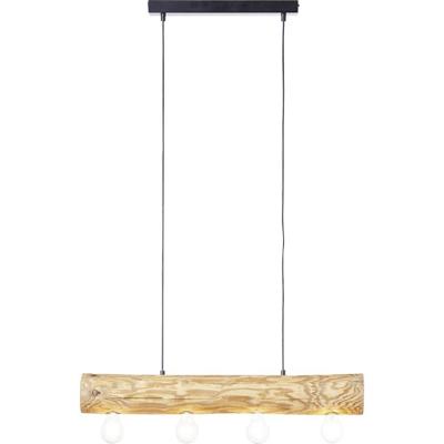 Brilliant Trabo 99432/35 Hanglamp E27 Eiken Brilliant Trabo 99432/35 Hanglamp E27 Eiken