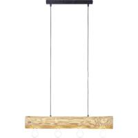 Brilliant Trabo 99432/35 Hanglamp E27 Eiken - thumbnail