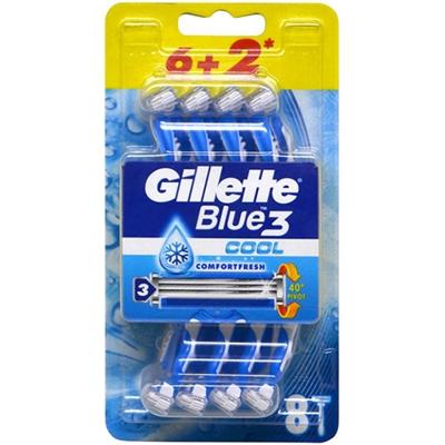Gillette Wegwerpmesjes Men - Blue3 Cool - 6+2 stuks