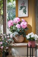 Mica Decorations Pothouder ascot h55cm zwart - thumbnail