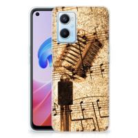 OPPO A96 | OPPO A76 | Siliconen hoesje | met foto Bladmuziek - thumbnail