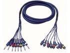 DAP FL64 Multikabel 8x Mono jack naar 8x RCA male 6m - thumbnail