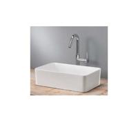 Royal plaza Legato waskom 38x24x12cm rechthoek keramiek zonder overloop wit - thumbnail