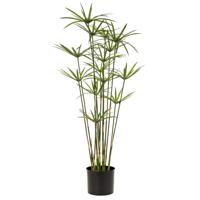 Emerald Kunstplant in pot parapluplant 90 cm groen - thumbnail
