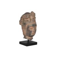 Decoratieve figuren Home ESPRIT Bruin Zwart Boeddha Orientaals 15 x 18 x 38 cm - thumbnail