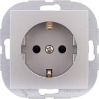 REV 0208022300 Wandcontactdoos Inzetstuk Studio Platina 1 stuk(s) - thumbnail