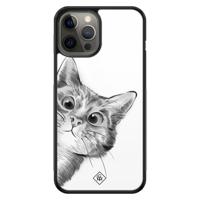iPhone 12 Pro Max glazen hardcase - Peekaboo - thumbnail