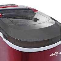 VidaXL Ijsblokjesmachine 2,4 l 15 kg/24 u rood - thumbnail