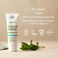 Urtekram Tandpasta Munt & Groene Thee - thumbnail