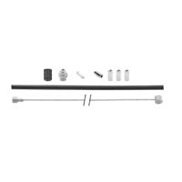 Elvedes Remkabel set universeel 1800/2350 mm zwart/zilver - thumbnail