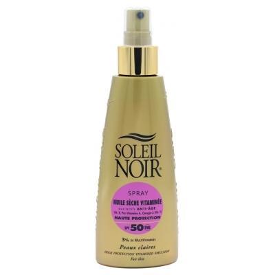 Soleil Noir Spray Huile Sèche Vitaminée SPF50 150ml
